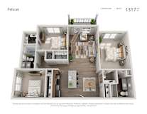 Pelican Floor Plan  at Echo Lake, Bradenton, FL