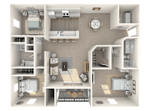 Hawthorn Floor Plan at Monterra at Bonita Springs, Bonita Springs, FL, 34135
