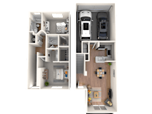 Paradiso Floor Plan at Altezza High Desert, Albuquerque, New Mexico