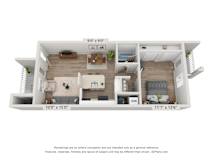Balboa one bedroom apartment at Promontory, Arizona, 85704