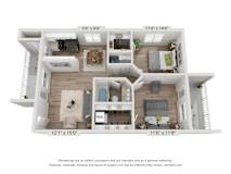 two bedroom apartment  at Promontory, Tucson, AZ