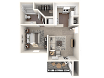 The Lamar Classic Floor Plan at Monterey Ranch, Austin, TX, 78749