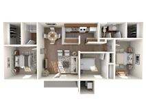 Begonia Floor Plan at Candlewood, Texas, 78412