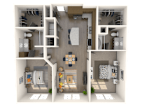 Tuscany Alt Floor Plan at The Rialto, Orlando, FL, 32819