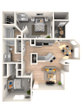 Velino Floor Plan at Altezza High Desert, Albuquerque, 87111