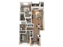 Vesuvio Floor Plan at Altezza High Desert, Albuquerque, NM, 87111