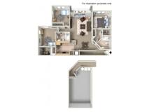 Bermuda Floor Plan at Yacht Club, Bradenton, Florida
