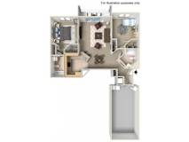 Curacao Floor Plan at Yacht Club, Bradenton, FL