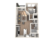Elliston23 Apartments A1 Floorplan