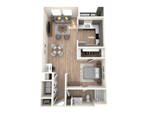 Elliston23 Apartments A2 Floorplan