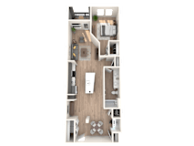 Elliston23 Apartments A6 Floorplan