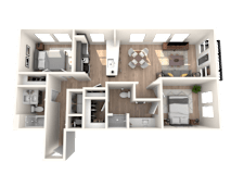 Elliston23 Apartments B2 Floorplan