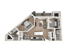 Elliston23 Apartments B3 Floorplan