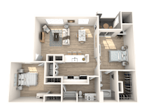 The Presley at Whitney Ranch Apartments Loving You Floor Plan