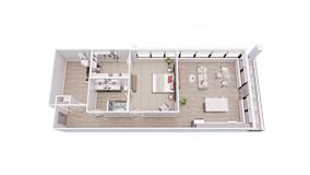 1 bed 1 bath 1B1 Floor Plan at Tesson Ridge, Saint Louis, MO