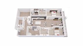 2 bed 2 bath 2A Floor Plan  at Tesson Ridge, Saint Louis Missouri