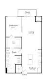 A24 floor plan at Track 29 Apartments, Minnesota