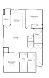 C4 floor plan at Track 29 Apartments, Minneapolis