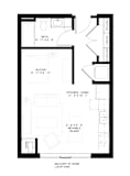 S1 Floorplan at Elements of Linden Hills, Minneapolis, Minnesota