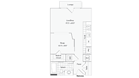 Athens Floor Plan at Arrive Federal Hill, Baltimore, 21230
