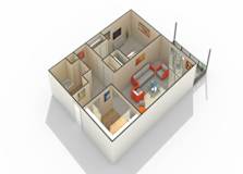 Tinley1 Floor Plan at The Atwood at Eden Prairie, Minnesota, 55347