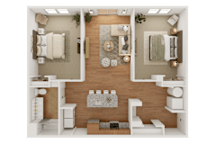 The Hadley Floor Plan at Mallory Ridge, Bloomfield, CT
