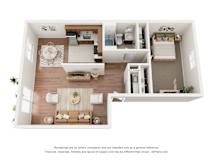 One Bedroom at Timberlee, Portland, OR, 97221