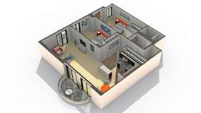 Twelve 00 Floor Plan at ReNew Wheaton Center, Illinois