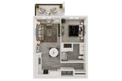 a bedroom floor plan of a 2100 sq ft apartment