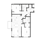 B2 Floorplan at Zest, Minneapolis, MN, 55419