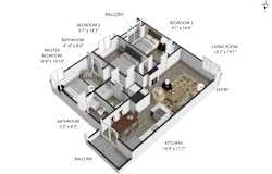3 bed 2 bath at Ocean Breeze Terrace Apartment, Huntington Beach, 92648