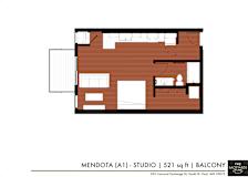a floor plan of a small house at The Yards and Backyards, MN 55075