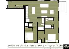 D2 Floor Plan at The Yards and Backyards, South St. Paul, Minnesota