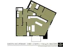 D3 Floor Plan at The Yards and Backyards, South St. Paul, 55075