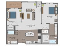 TeslaII Floor Plan at The Edison at Avonlea, Lakeville, MN