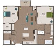 Tesla Floor Plan at The Edison at Rice Creek I and II, Minnesota, 55126