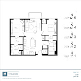 C1 Floor Plaan at The McMillan, Shoreview