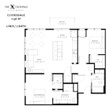 Clydesdale Floor Plan at The Exchange Apartments, Minnesota, 55112