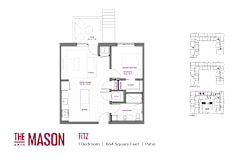 Fitz Floor Plan at The Mason, Minnesota