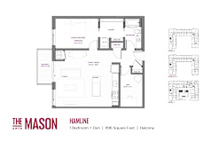 Hamline Floor Plan at The Mason, St. Paul, MN