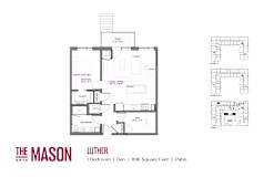 Luther Floor Plan at The Mason, St. Paul, MN, 55114