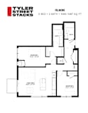 Fillmore Floor Plan at Tyler Street Stacks, Minneapolis Minnesota
