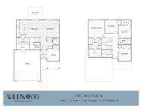 4 bed 25 bath two story floorplan layout at Wildwood Lakeville Apartments, Lakeville, MN 55044