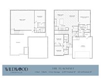 4 bedroom 3 bathroom floorplan with walk-in closet at Wildwood Lakeville Apartments, Lakeville, Minnesota