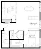 A5 1Bed 1Bath at Vue Apartments, Des Moines, IA 50309