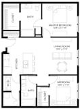 C10 2Bed 2Bath at Vue Apartments, Des Moines, IA 50309