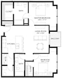 C18 2Bed 2Bath at Vue Apartments, Des Moines, IA