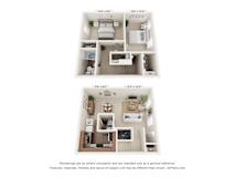 2 bed 1.5 bath A at Woodlocke Apartments, Moncks Corner, SC