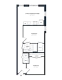 1D-C Floor Plan at The Vale at the Parks, Washington District of Columbia