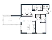 1D-G-ANSI Floor Plan at The Vale at the Parks, District of Columbia